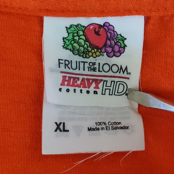 Halloween Skeleton Orange Graphic T Shirt Size XL I'm Here For The Boos - Picture 4 of 7